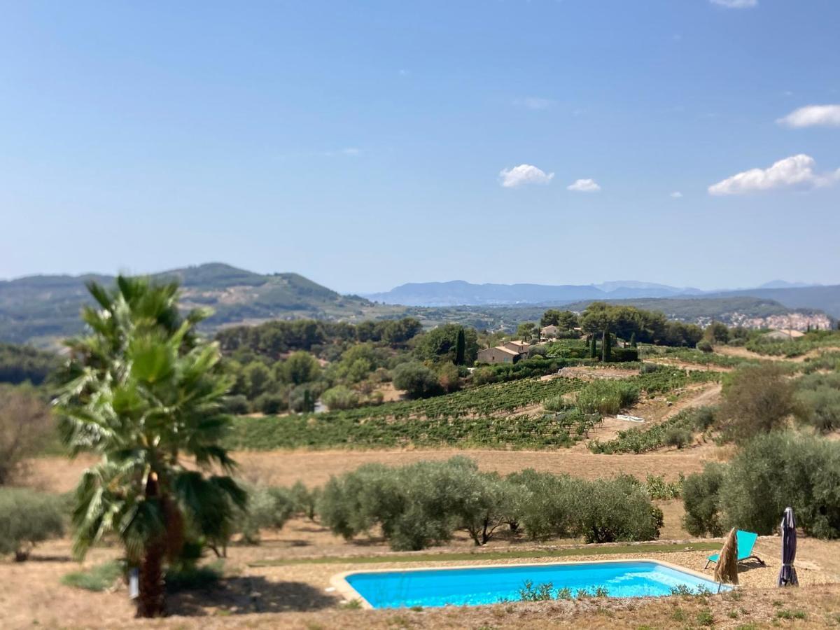 La Venturonne Appartement Neuf Rez De Jardin 45 M2 Vue Mer Et Vignes 10 Mn Des Plages Le Beausset Exteriér fotografie